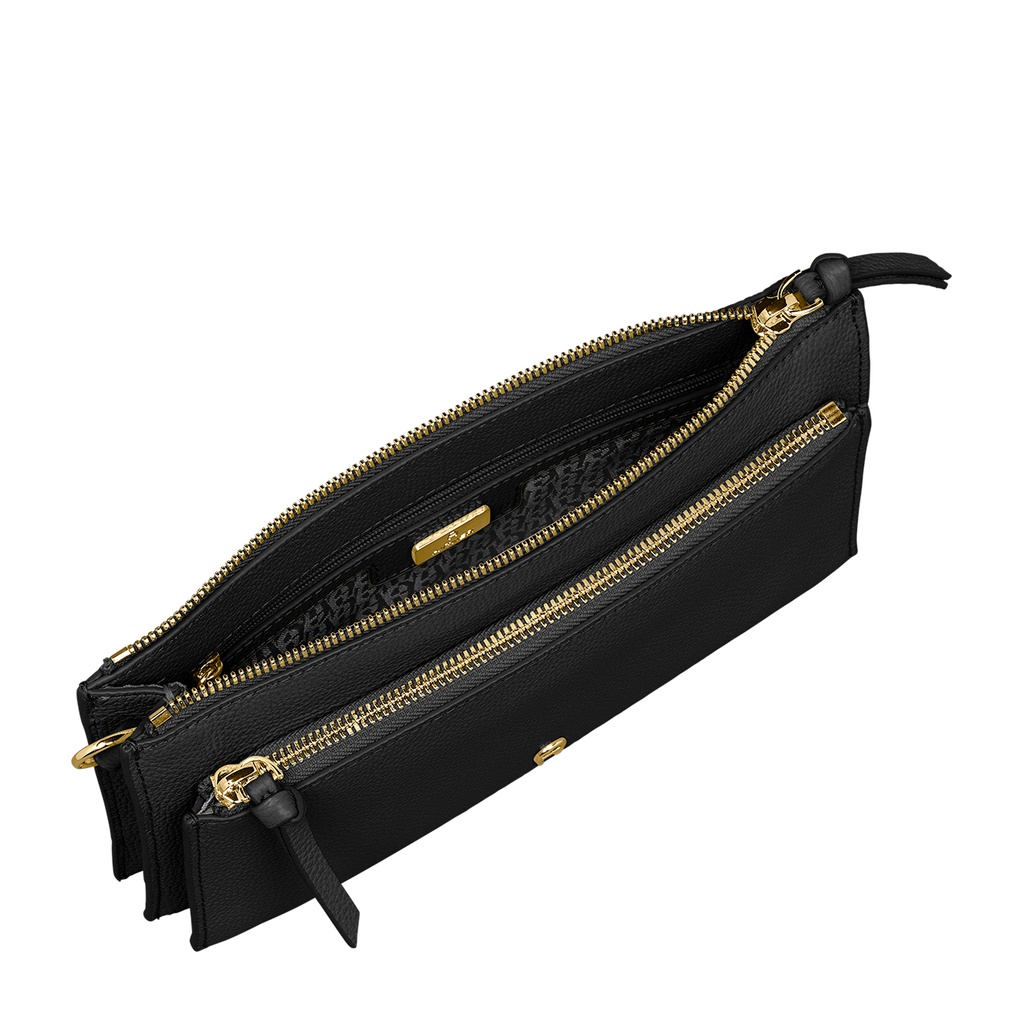 【送料&関税込】BY FAR Black Leather Issa Handbag By Far Issa leather shoulder bag | The Fashion Square